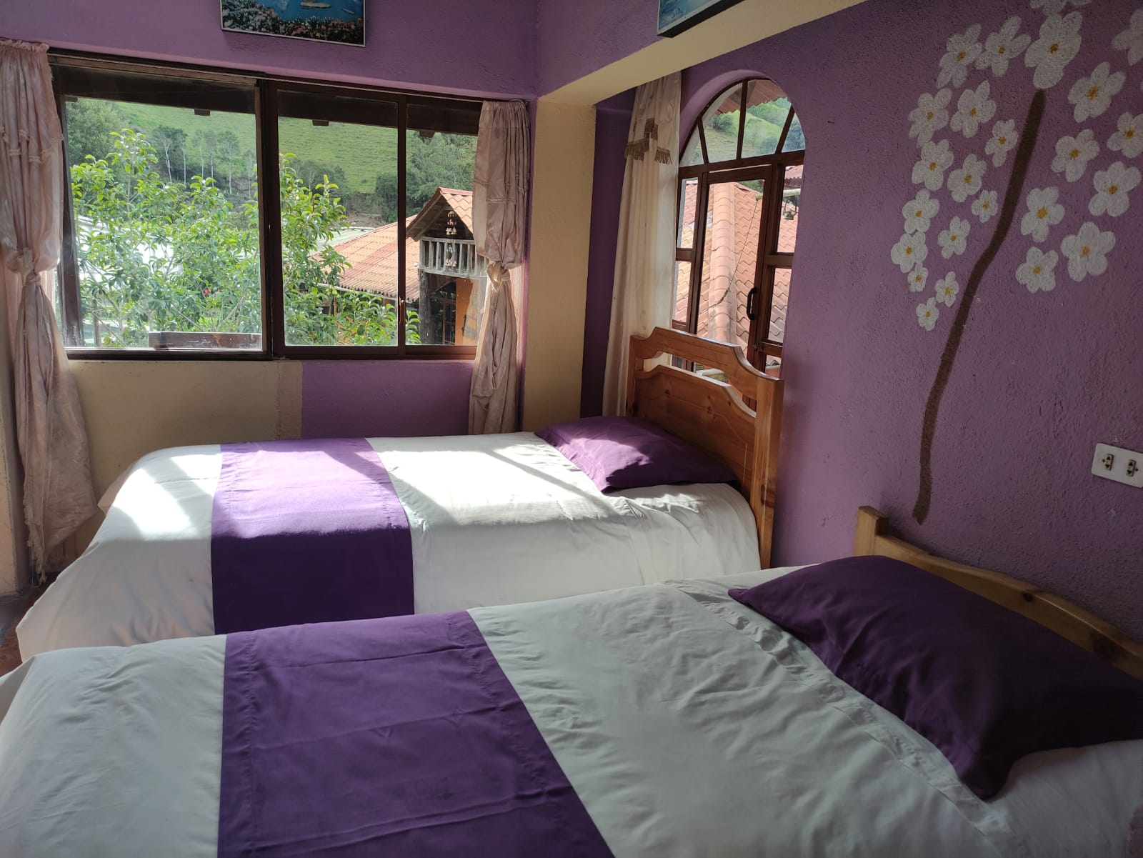 Habitación Doble Violeta